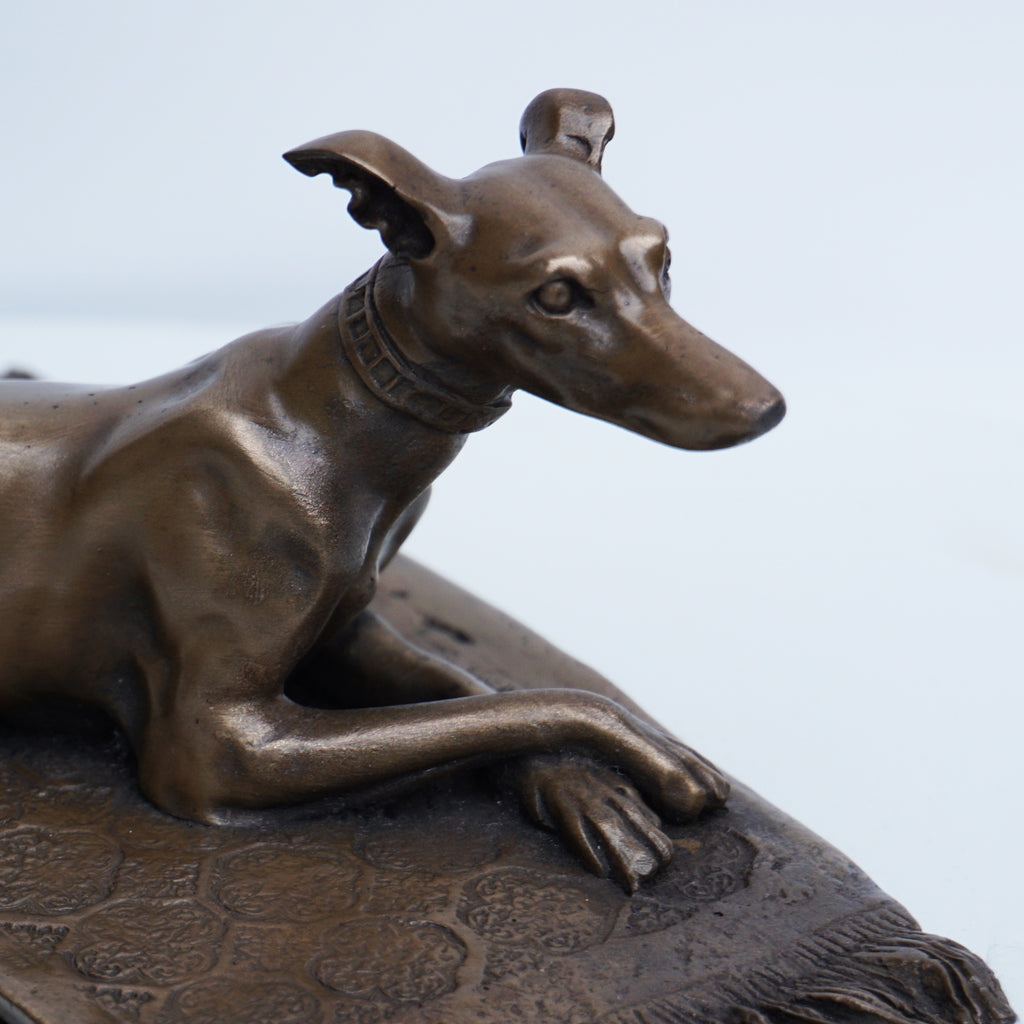 Greyhound on Rug – Cove Gallery Weymouth