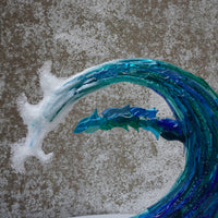 Glass Wave With Fish