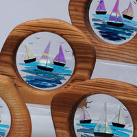 Glass in Wood Circles