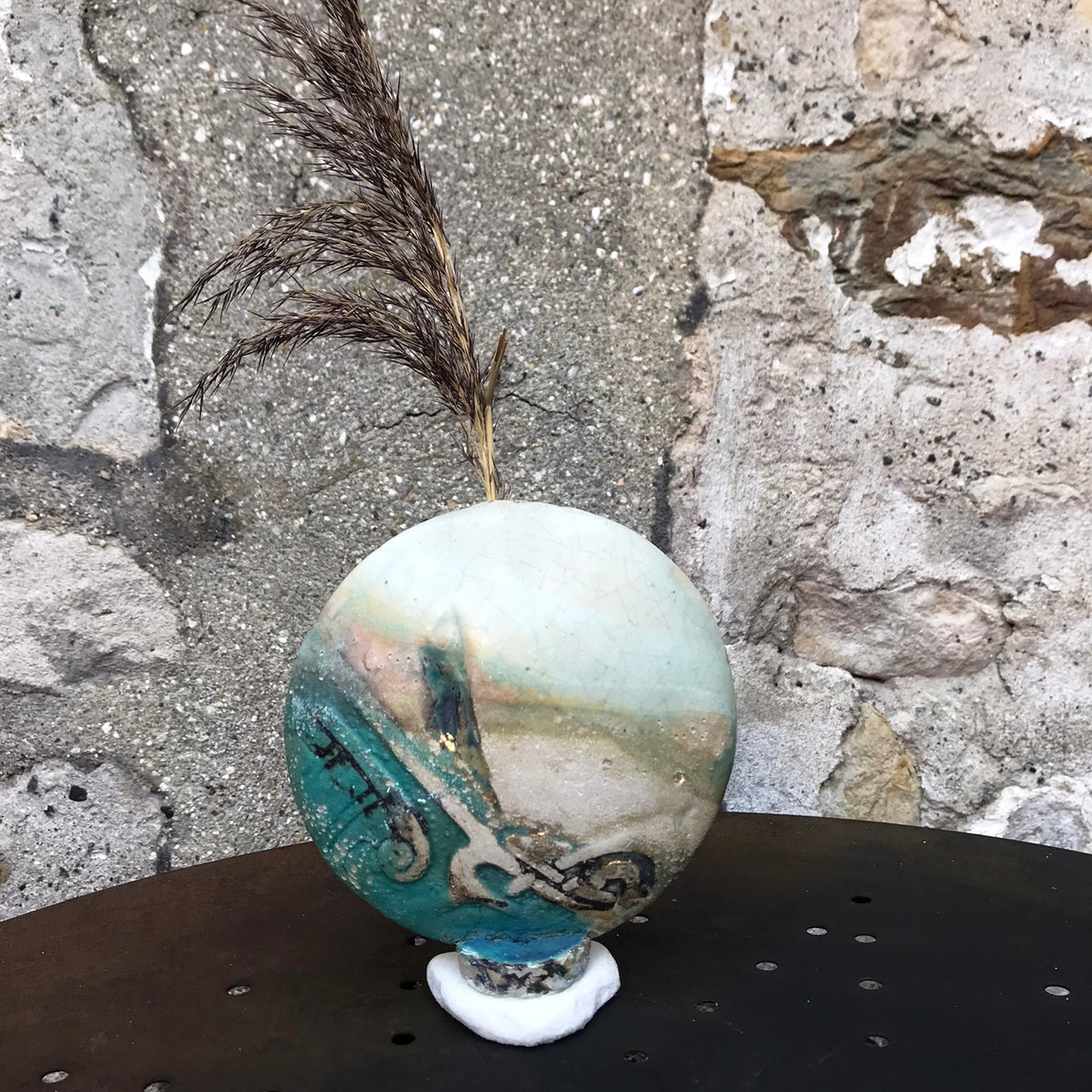 Pebble Ikebana Vase #17