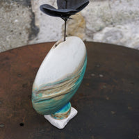 Medium Ikebana Vase on a Marble Base #2