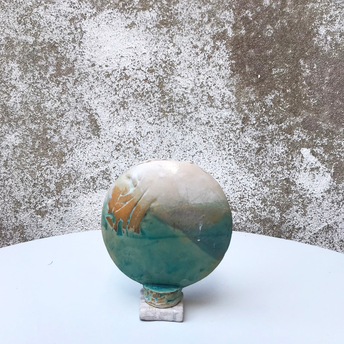 Small Ikebana Vase on a Marble Base