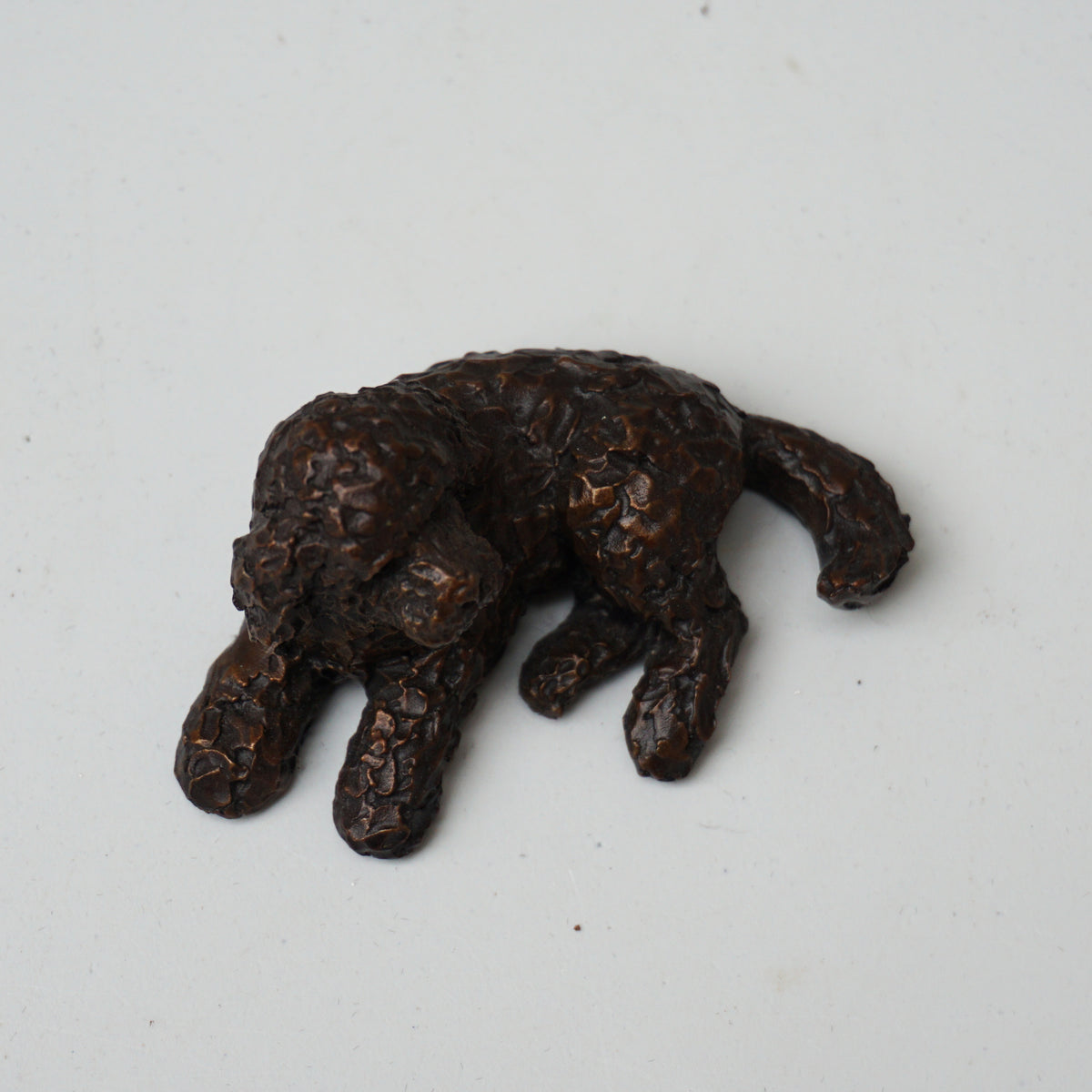 Cockapoo Lying (Solid Bronze)