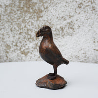Solid Bronze Puffin